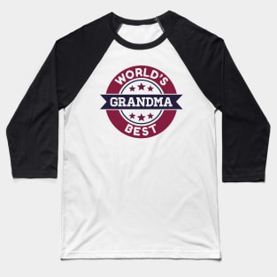 World's Best Grandma Baseball T-Shirt